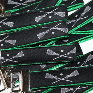 Lacrosse Key Fob Team Gift Black Lax Key Chain Lacrosse Team Gift Custom Lax Coach Gifts Girls Lacrosse Gift Boys Lacrosse Senior Gift
