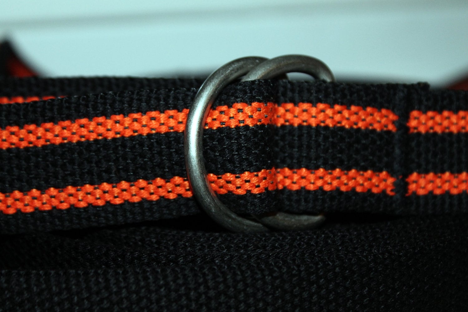 Black and Orange D Ring Belt Boys Orange Stripe Belt Orange - Etsy