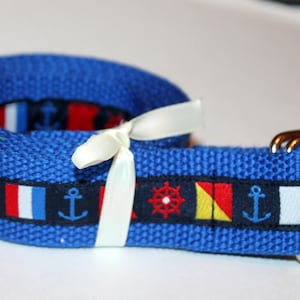 Nautical Flag Belt D Ring Belt 1.25" wide Men and Women's sailing belt Men's Yacht Club Belt Boating Flags Belt Cinch belt