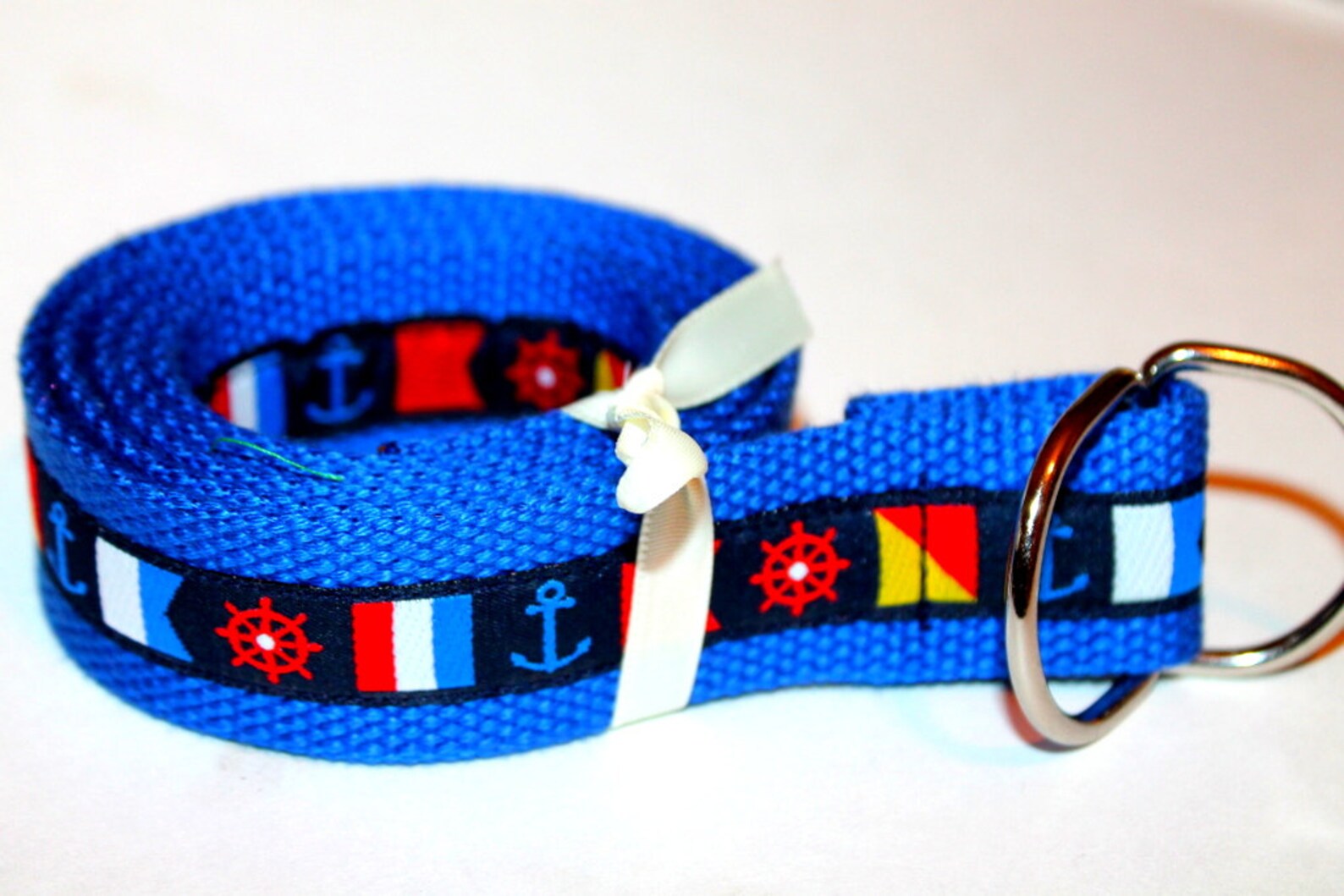 Nautical Flag Belt D Ring Belt 1.25 Wide Men and Etsy
