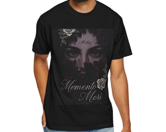 Memento Mori T-Shirt | Gothic Skull Graphic Tee, Vintage Skull Shirt
