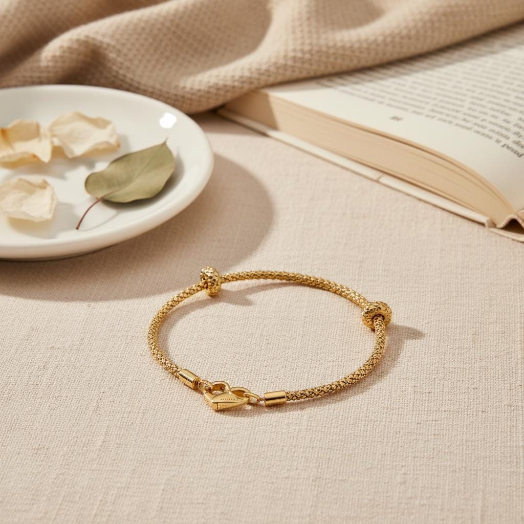 Gold pandora bracelet - Etsy 日本