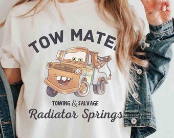 Tow Mater Shirt, Radiator Springs Shirt, Cars Tee, Family Matching tees, Retro Cars tee, Cars Land shirt, Family Vacation shirt