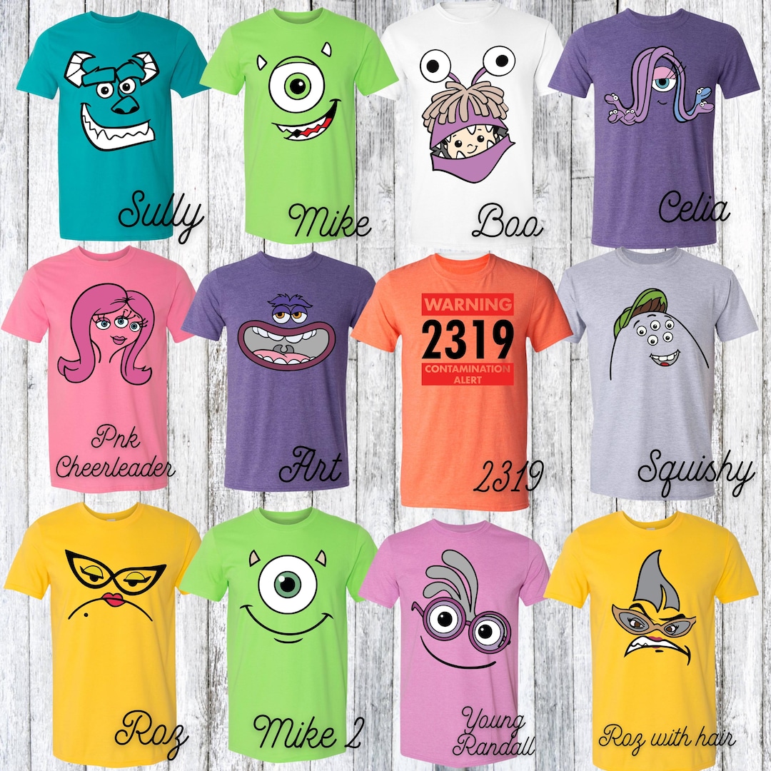 Monsters Inc Costume Shirts , Hollywood Studios Shirts, Halloween