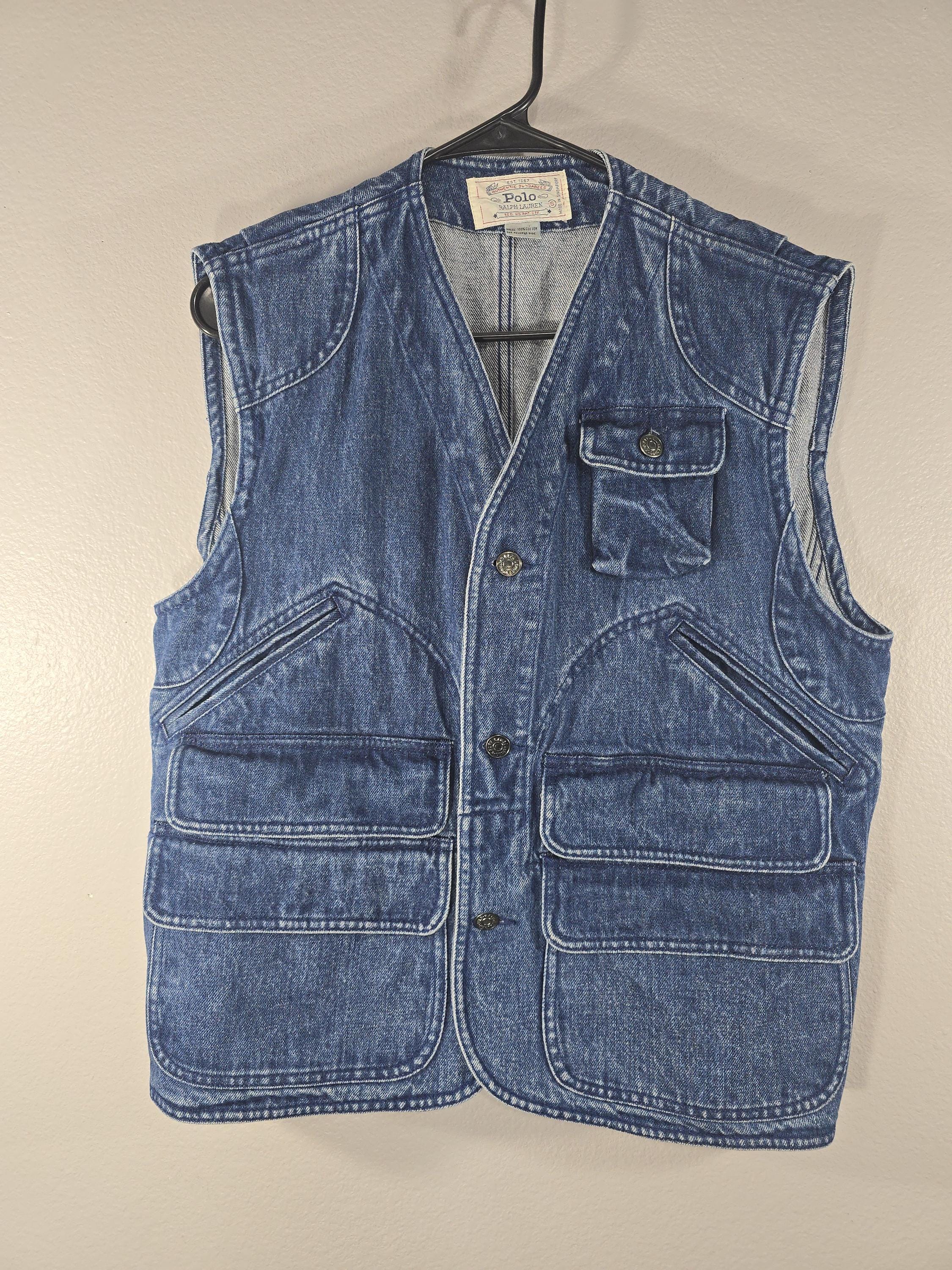 Polo Fishing Vest 90s - Etsy