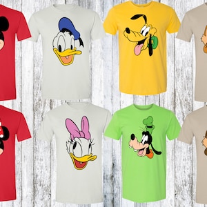 Mickey & Minnie Fab 5 Costume Character tees, Mickey&#39;s Not so scary Halloween party tee, Group Matching halloween shirts, donald, daisy,chip