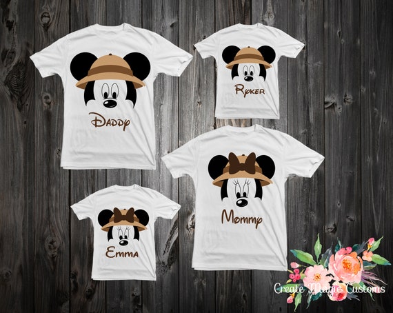 animal kingdom matching shirts