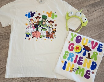 Toy Story Shirt | Matching Family Hollywood Studios Shirt | You've got a Friend in Me Shirt | Woody Jessie Buzz Shirt | Mickey Balloons