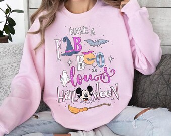 Camiseta de Halloween de Mickey Mouse "Que tengas un Halloween fabuloso", camiseta de Halloween no tan aterradora, camiseta familiar de Halloween, camiseta del Reino Mágico