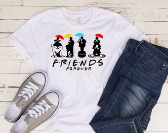 HAUNTED MANSION Friends forever custom shirt -! All Sizes Infant -6X! | Ghosts | Foolish Mortal | Hitchhiking | Umbrella | Friends Inspired