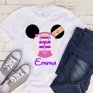 DOC McStuffins Disney Jr  custom mickey head inspired shirt | KIDS & adults (up to 6x!) | Birthday | Vacation |
