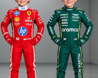 New 2026 Kids/Adults Formula F1 Racing Suit: Cordura Fabric Go Karting Outfit/ Balaclava Free / Black Friday Gift kart suit