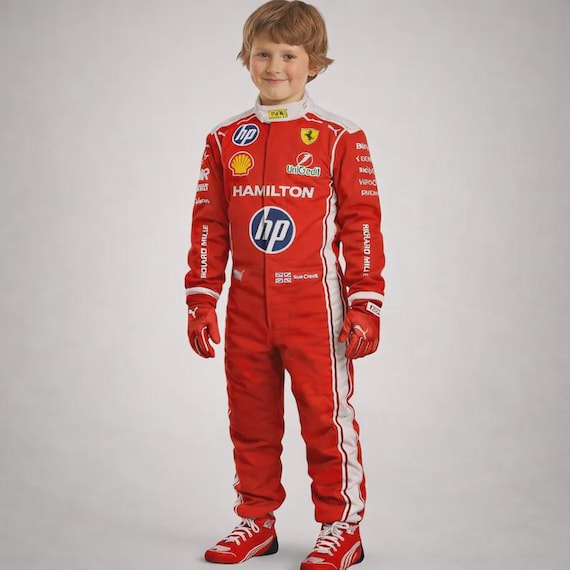 Kids/Adults Formula F1 Racing Suit: Cordura Fabric Go Karting Outfit/ Balaclava Free / Valentine's Gift kart suit