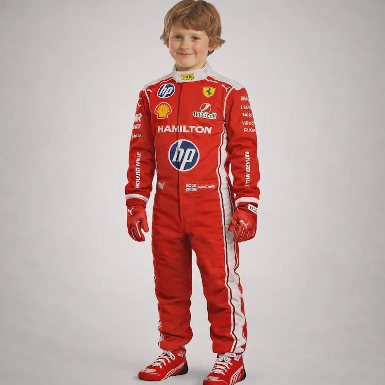 Kids/Adults Formula F1 Racing Suit: Cordura Fabric Go Karting Outfit/ Balaclava Free/ Valentine's Gift kart suit image 1