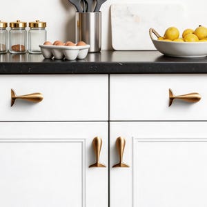 Whale Tail Shaped Pull,  Nautical Drawer Handle,kitchen cabinet handle