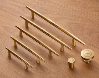 Kitchen Cabinet Handle, Brass Drawer Knob, Bathroom Wardrobe Pulls