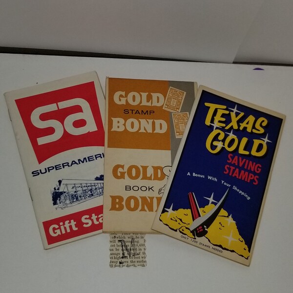 Gold Bond Stamps Etsy