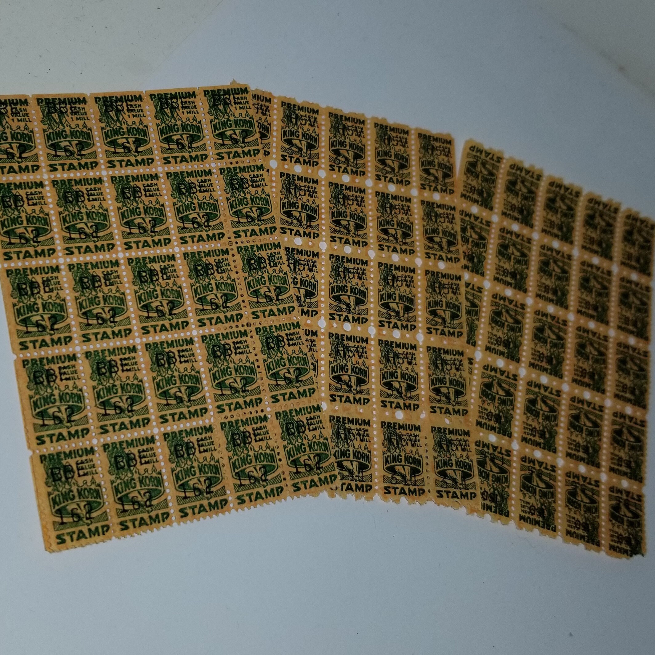 75 King Korn savings trading stamps deep green color with Etsy