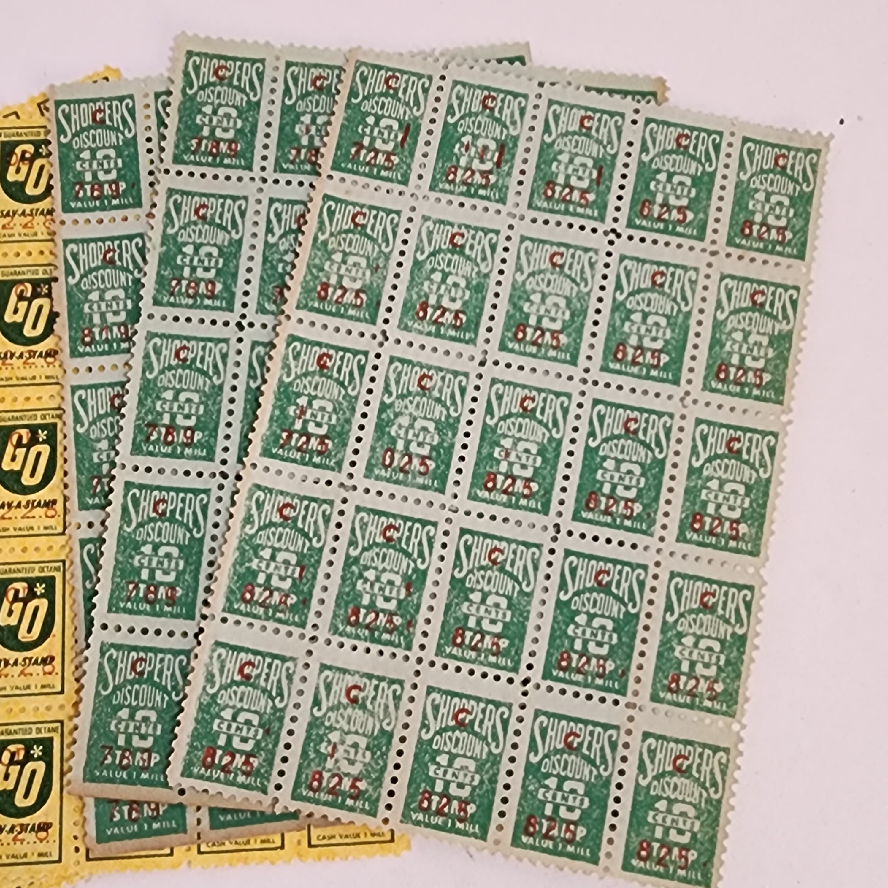 CHOICE! 75 Green Savings Stamps GO United King Korn Circle Green  display picture 1