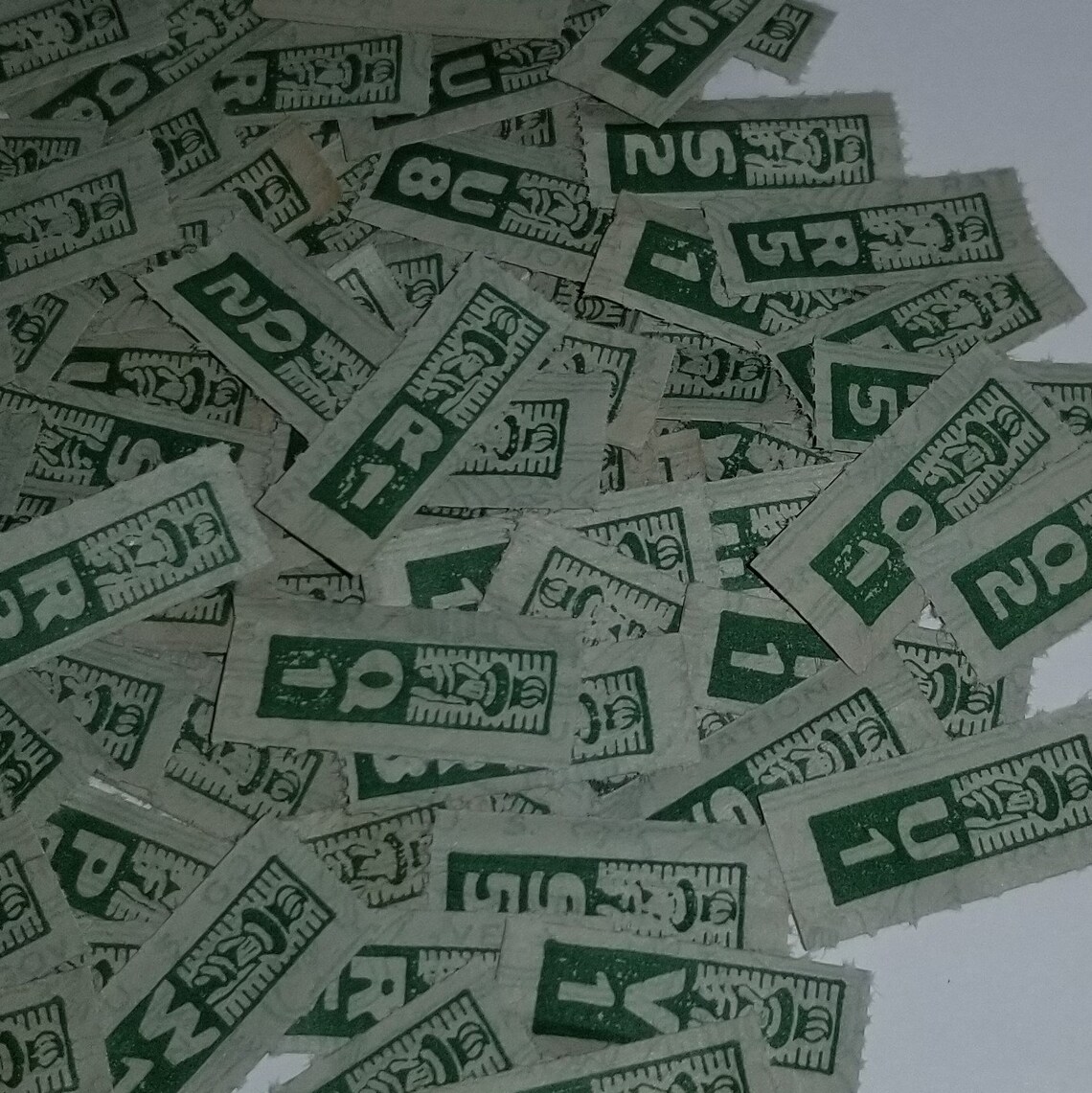 40 WWII Era Green Ration Stamps Coupons Numbers Letters | Etsy