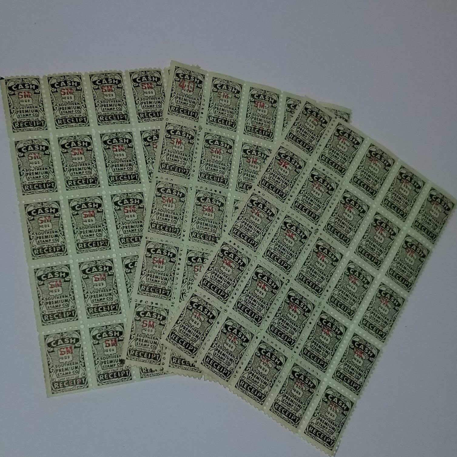 75 Southern savings trading stamps 3 sheets of 25 blue gray Etsy