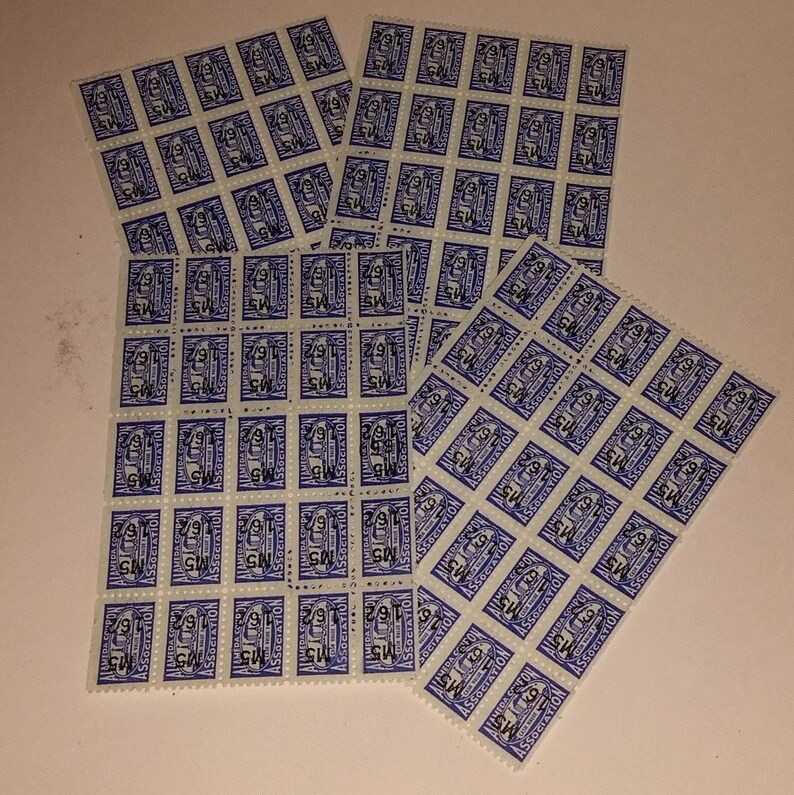 100 Blue savings trading stamps 4 sheets of 25 Alameda coupon Etsy