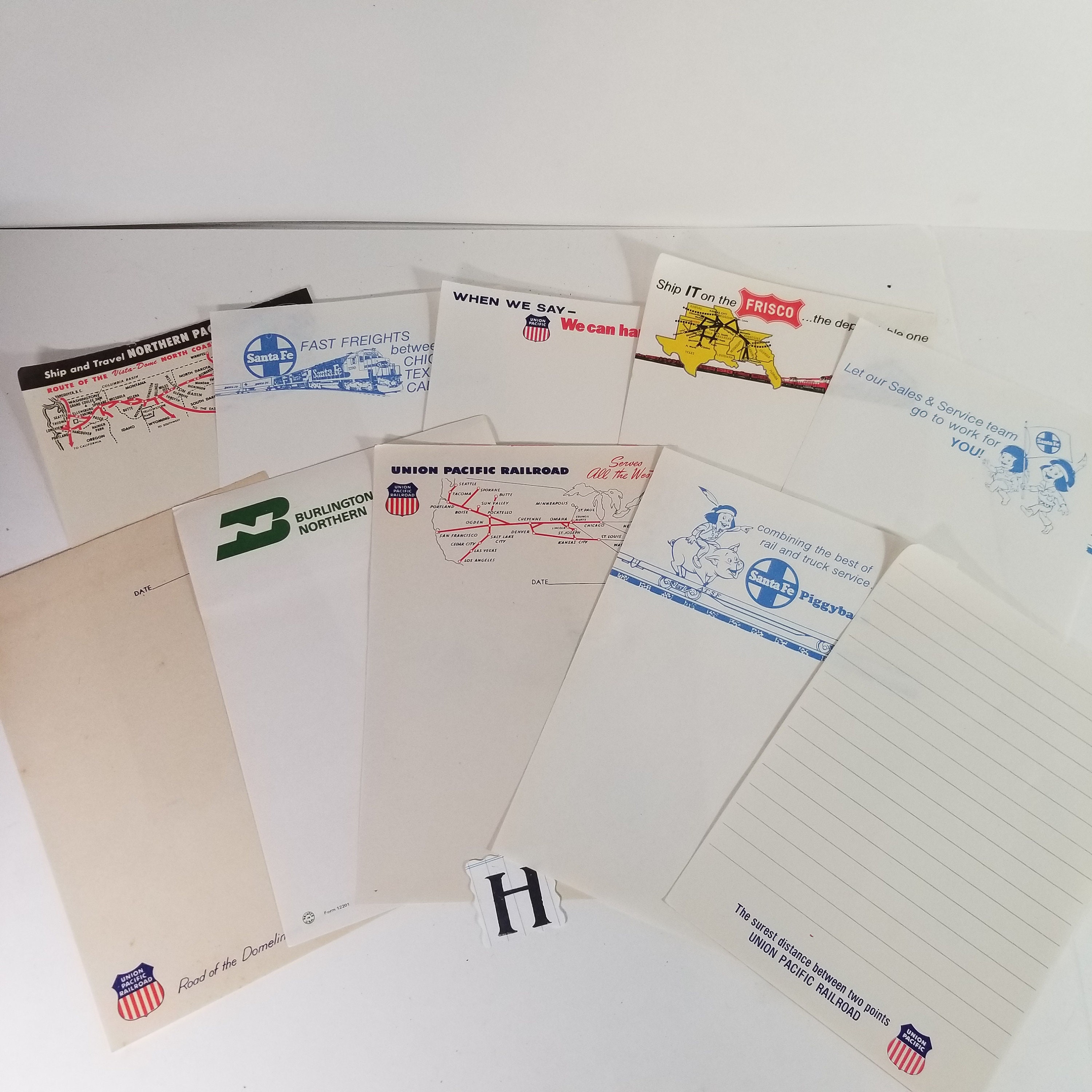 Mixed Sheets Unused Vintage Stationary,hotel stationary,ephemera  collectible