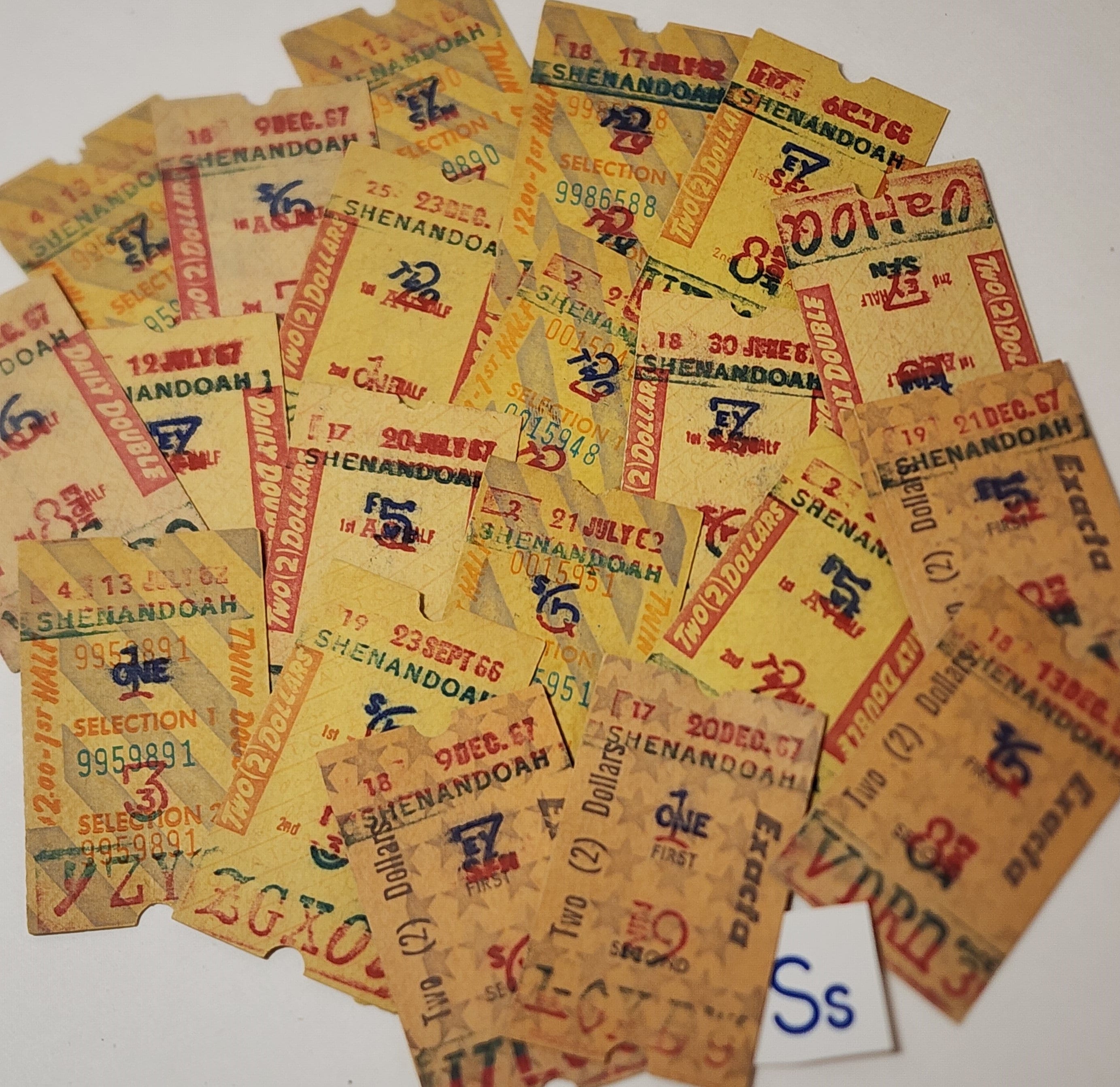 海外紙物 VTG Horse Tram チケット used 5種 ロール売り 海外紙モノ