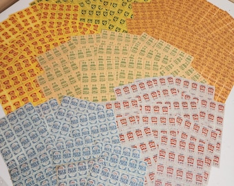 Choice! 300 savings stamps 12 sheets of 25 trading stamps blue chip D D Top Value SA GO Frontier Vintage paper art supplies ephemera lot