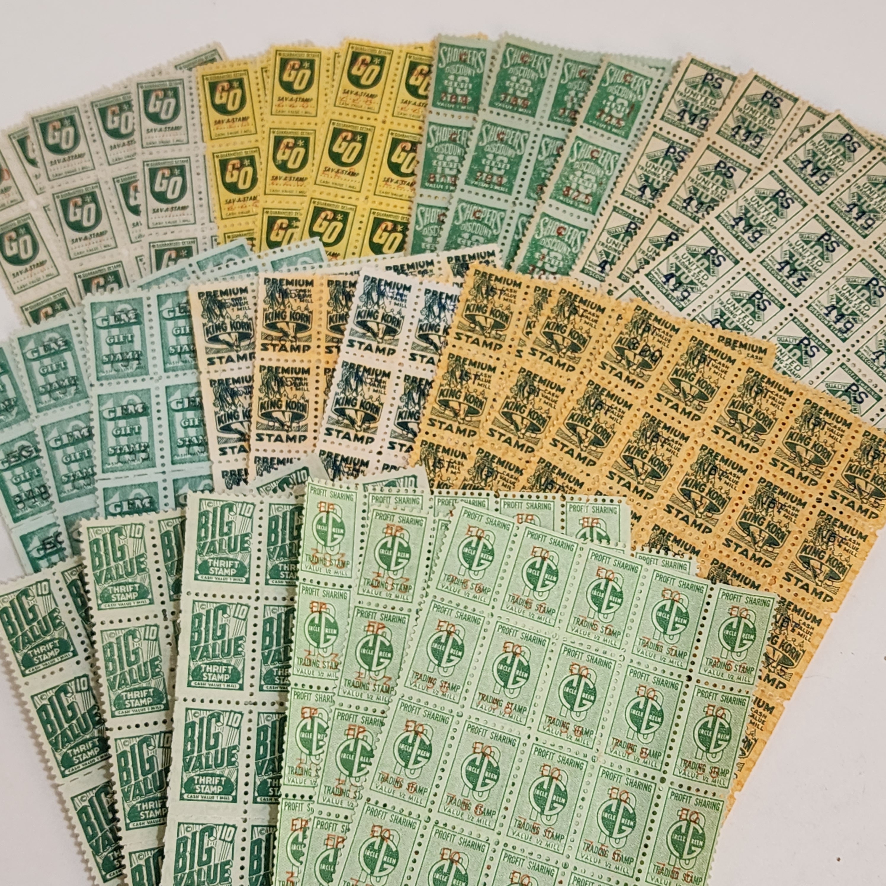CHOICE 75 Green Savings Stamps GO United King Korn Circle