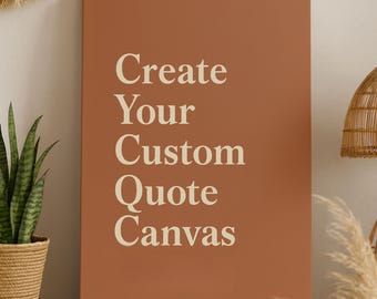Custom Quote Print, Personalized Wall Art, Any Text - Lyrics - Words - Photo Wall Art, Large Framed Canvas, Customized Wall Decor Gift