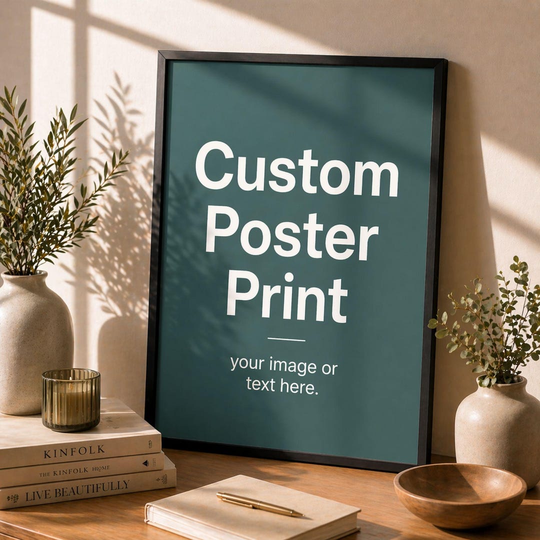 Custom Photo Posters Example Custom Poster Printing, Custom Photo Gift, Personalized Photo Wall Art ...