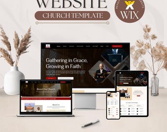 Wix Church Website Template: Modern Worship & Event Booking