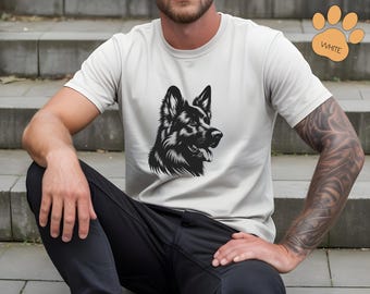 German Shepherd Comfort Colors T-Shirt, Dog Lover Gift