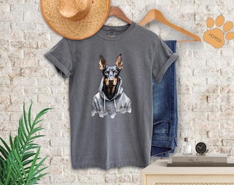 Doberman Dog Comfort Colors T-Shirt, Dog Lover Gift