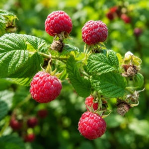 Glencoe Raspberry Plant, Thornless Purple Raspberry, Live Raspberry Starter Plug, Sweet Berry Plant, Compact Fruit Bush, Bare Root Plant