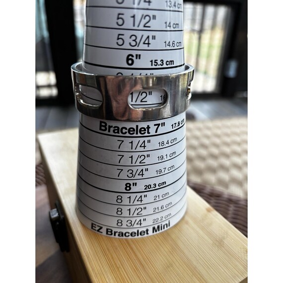 Solid Sterling Silver Hinged Bangle Bracelet 72.2… - image 10