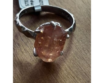 Starborn Imperial Topaz  925 Sterling Silver Ring Size 8