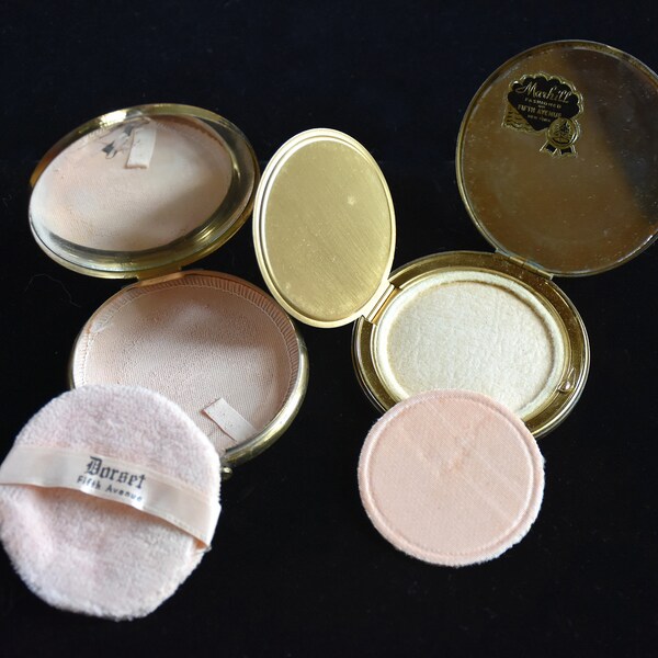 Lot of 5th Avenue Vintage Powder Compacts