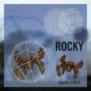 Llavero con dije de Rocky el Alien de Project Hail Mary, estilo fan art, 7,5 cm/2,95 pulgadas imagen 6