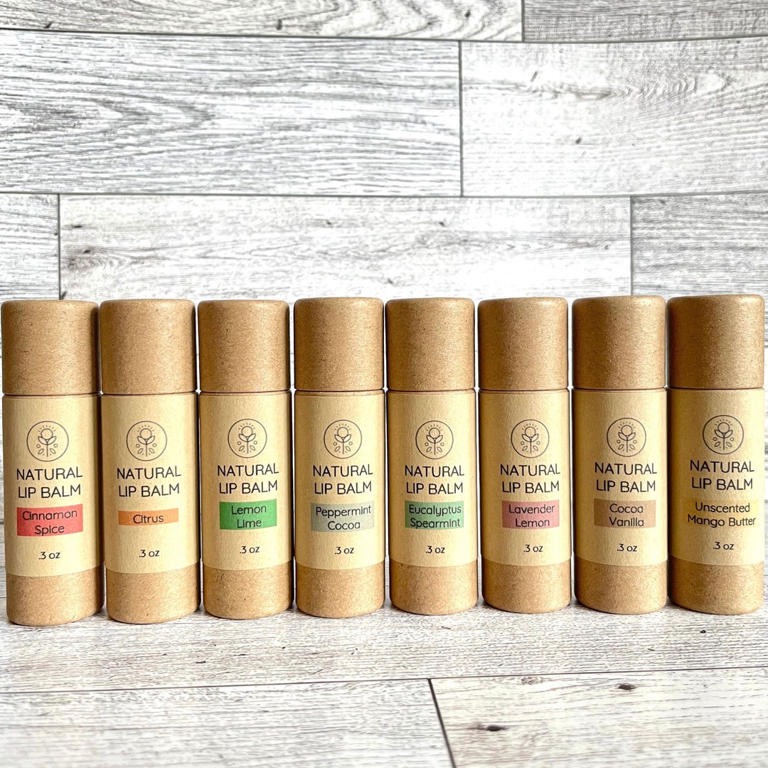 Natural Lip Balm Organic Beeswax Lip Balm Natural Ingredients, No