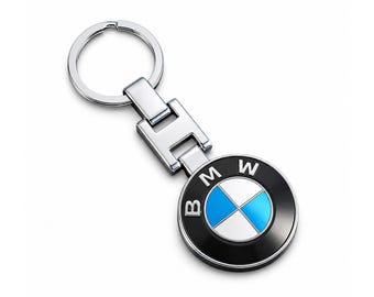 Handmade BMW 3D Metal Logo Keychain | Premium Car Key Ring Gift for BMW Owners