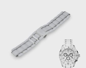 Pulsera de cerámica blanca de 22 mm para la colección Sport Class XXL X76001G1S