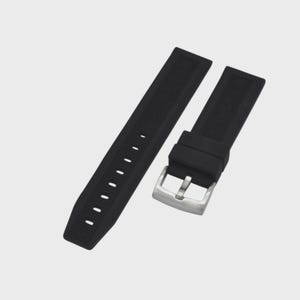 Correa de reloj de caucho negro de 20 mm para Fórmula 1 BT0714 WAH111A. imagen 2