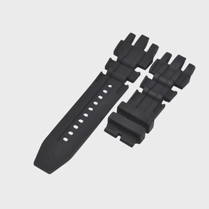 Subaqua 18552 26mm Black Rubber Watch Strap Replacement image 2