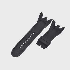 Correa de reloj Venom 10833 de caucho negro de 36 mm: correa deportiva de repuesto para reloj de pulsera. imagen 3