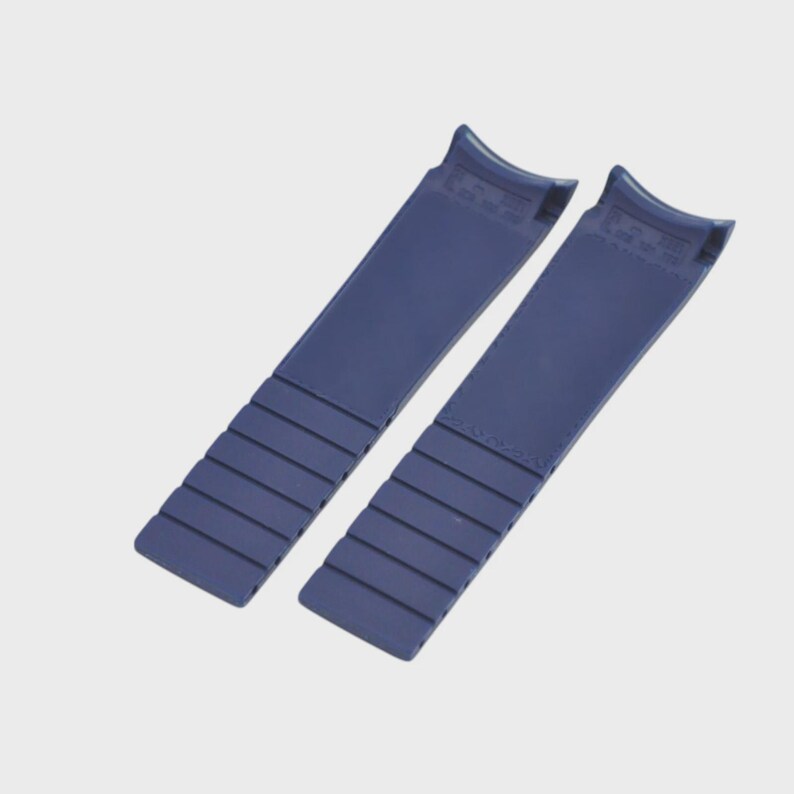 21mm Blue Rubber Watch Strap for L682155920 HYDROCONQUEST L3.883.4 Replacement Band image 3