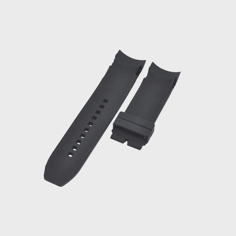 S1 Rally 19328 26 mm zwarte rubberen horlogeband vervangen afbeelding 3