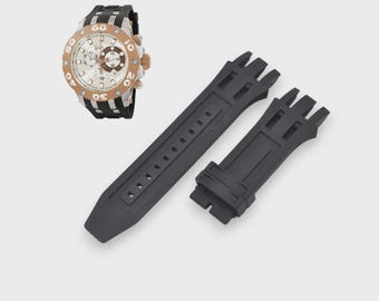 Subaqua 26mm Black Rubber Watch Strap Compatible with 0911