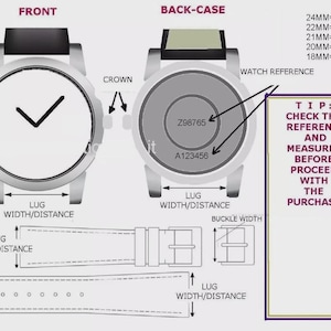 Correa de repuesto para reloj Subaqua 6582 de caucho negro de 33 mm imagen 7